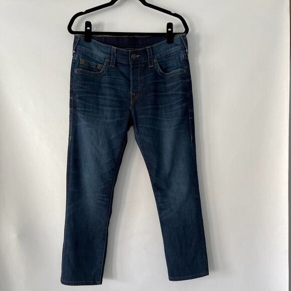 True Religion Rocco Relaxed Skinny Jeans Button Fly womens size 31 - Picture 1 of 9